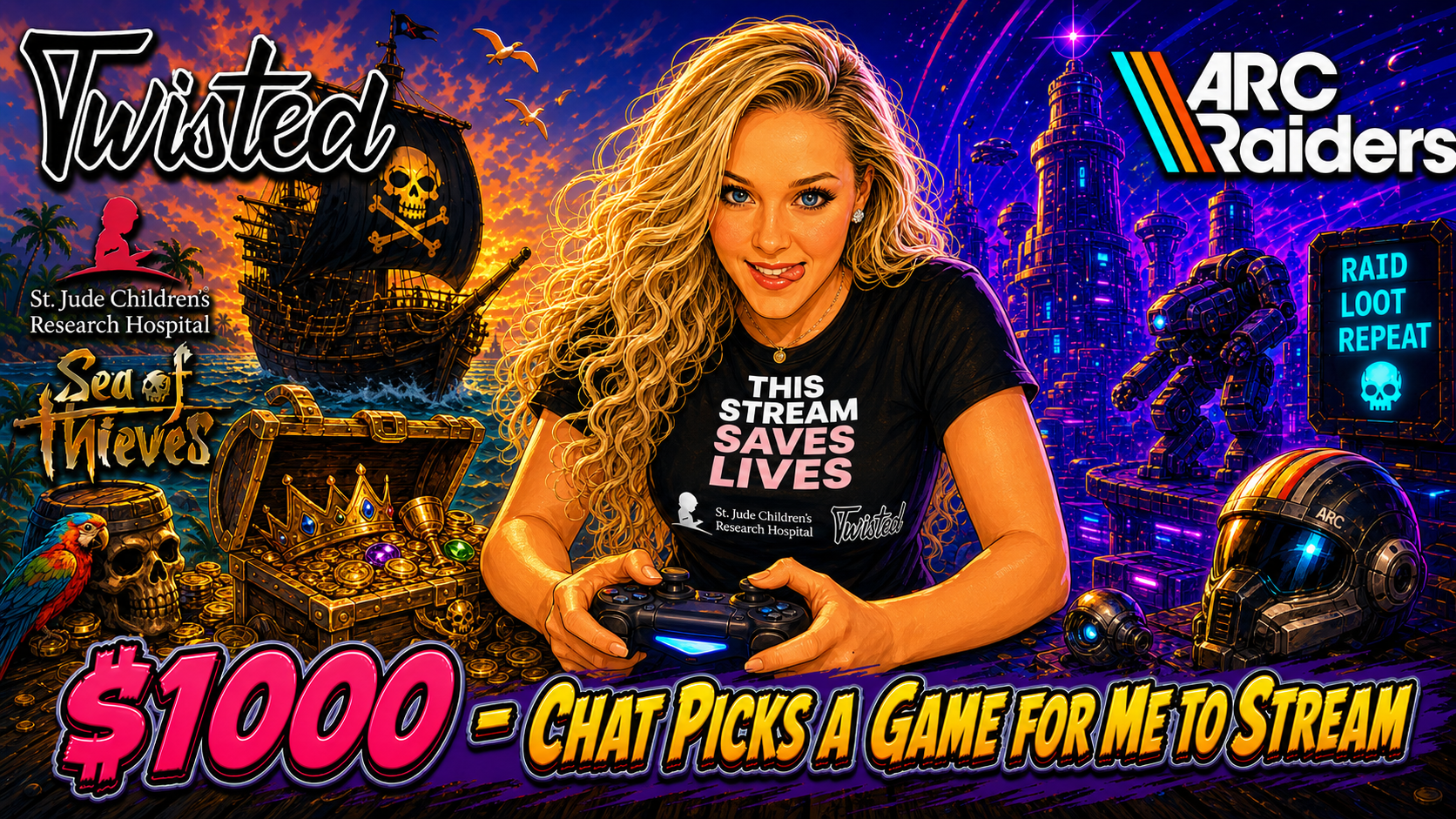 $1000 tier reward: Chat Picks Game