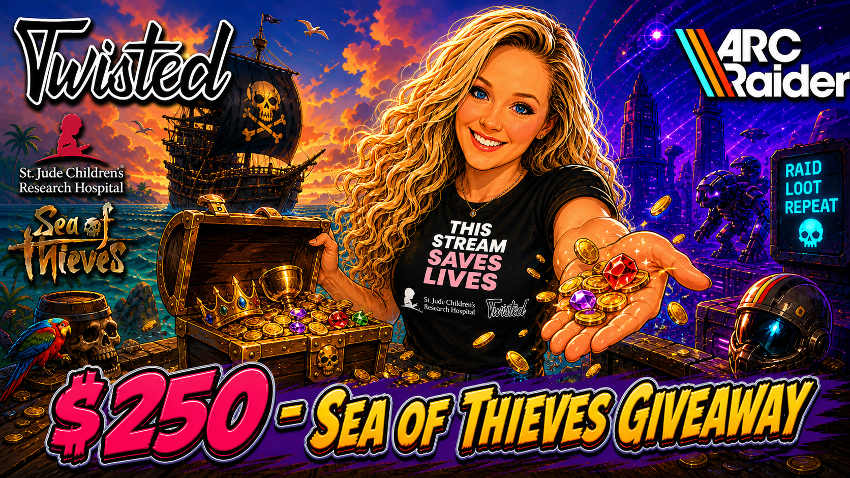 $250 tier reward: Giveaway